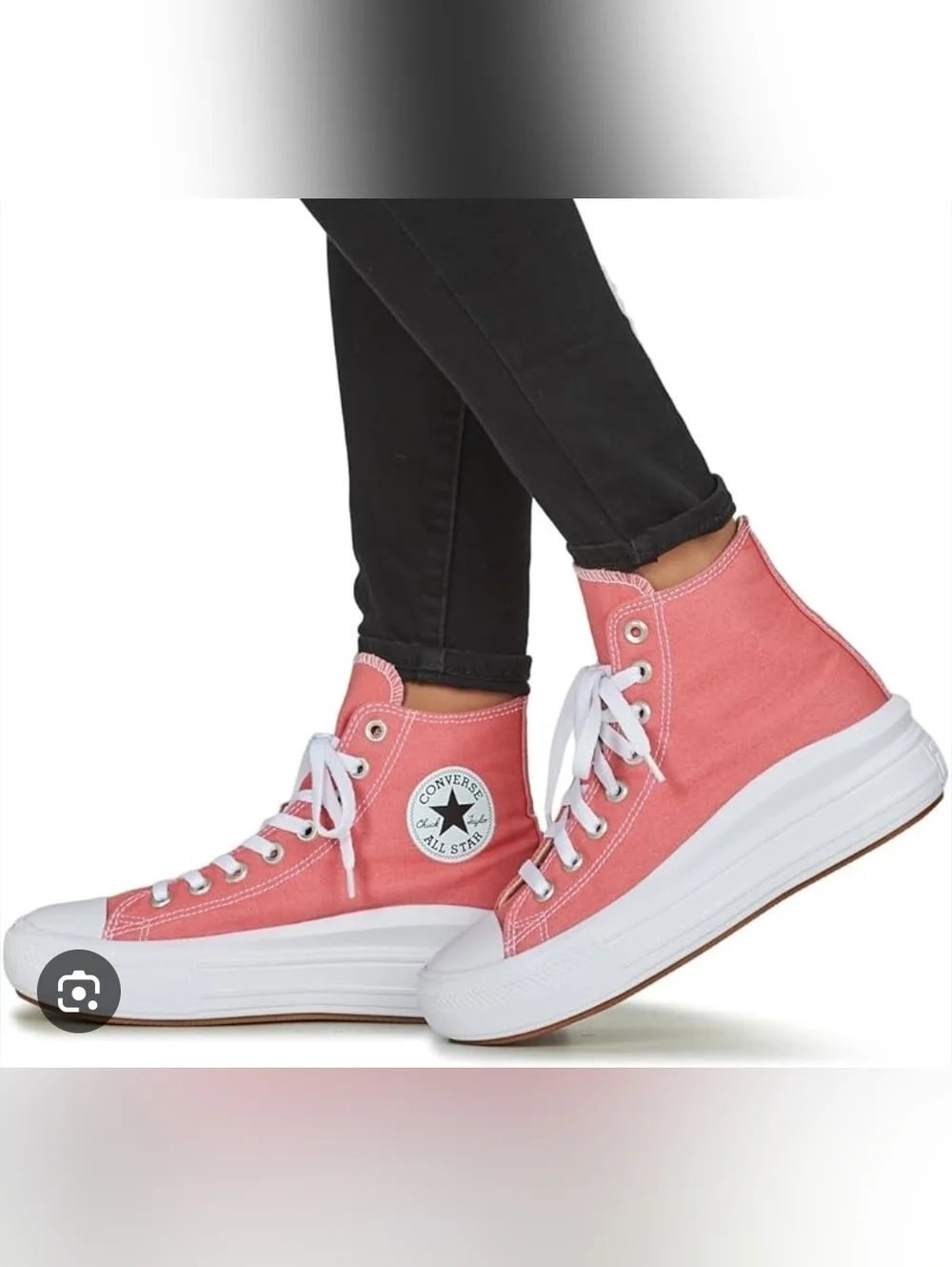 Converse Chuck Taylor All Star Platform High Top Sneakers - Pink Youth Size 3.5